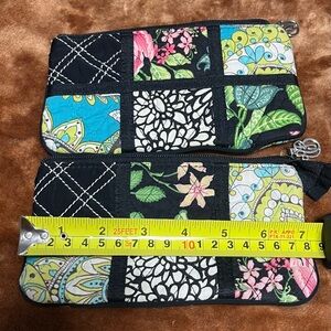 TWO Vera Bradley Patchwork Pouch
Cosmetic Bag